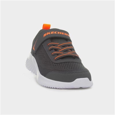 Bounder Quantarun Kids Grey Knit Trainer
