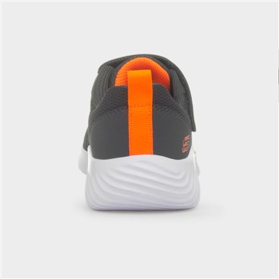 Bounder Quantarun Kids Grey Knit Trainer