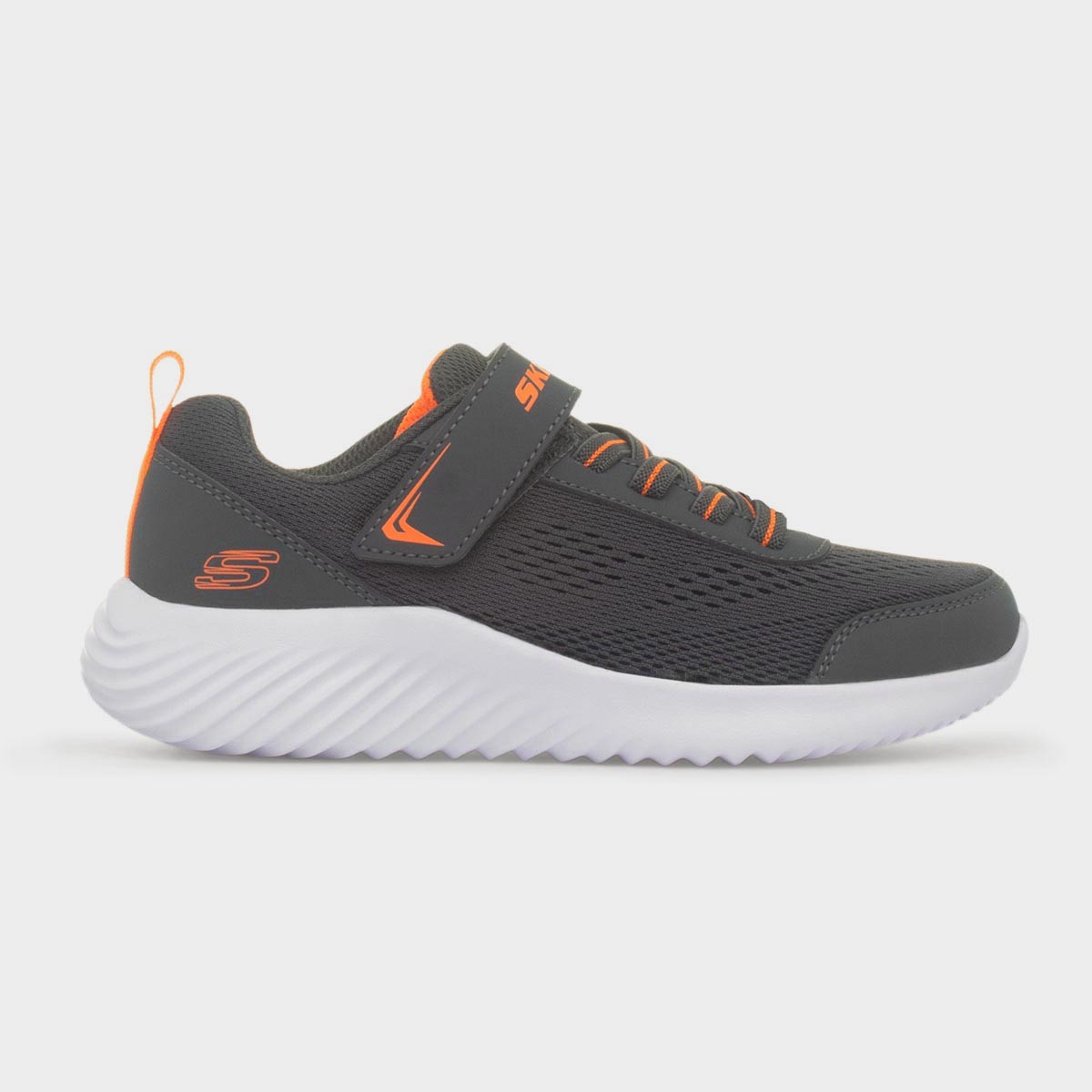 Bounder Quantarun Kids Grey Knit Trainer