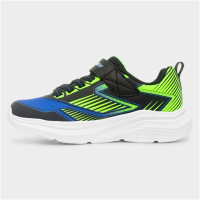 Kids Microspec Blue Easy Fasten Trainers