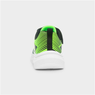 Kids Microspec Blue Easy Fasten Trainers