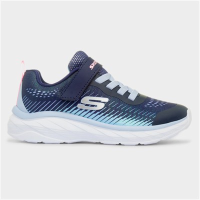 Boundless Color Blitz Girls Navy Trainer