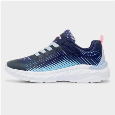 Boundless Color Blitz Girls Navy Trainer