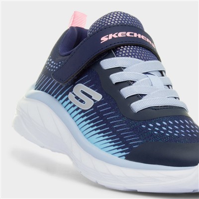 Boundless Color Blitz Girls Navy Trainer