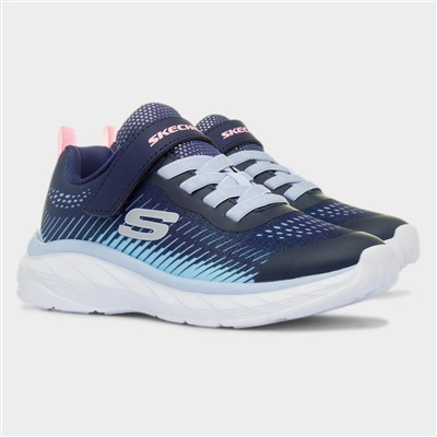 Boundless Color Blitz Girls Navy Trainer