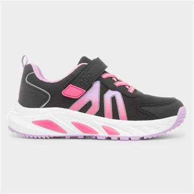 Moon Girls Black Light Up Trainer