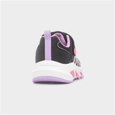Moon Girls Black Light Up Trainer