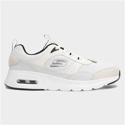 Skech-Air Mens White Trainer