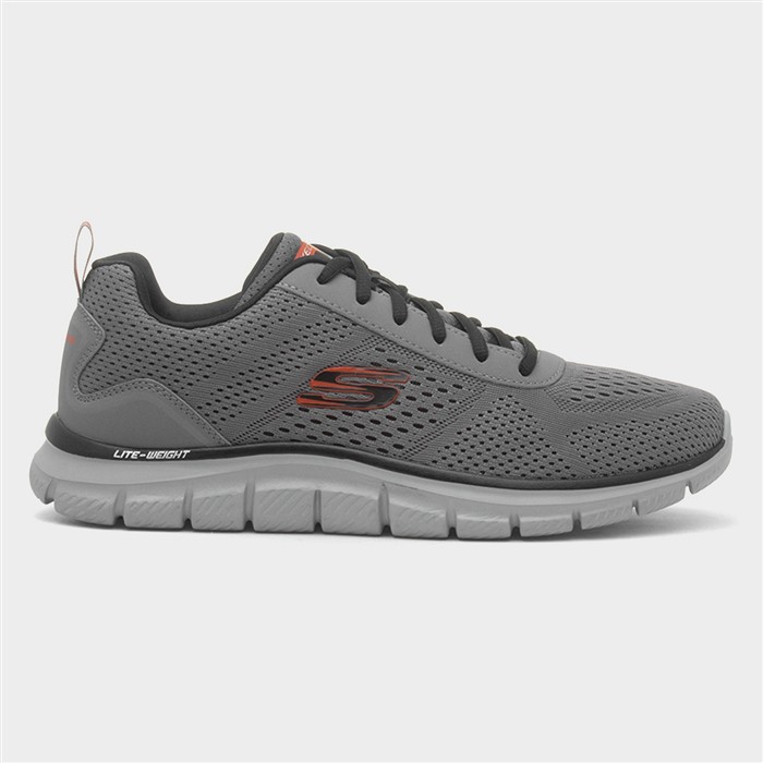 Track Leshur Mens Charcoal Trainer