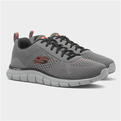 Track Leshur Mens Charcoal Trainer