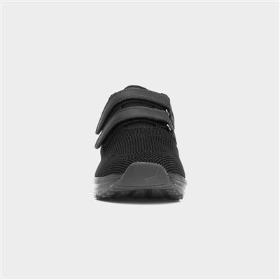 Density Mens Black Easy Fasten Trainer