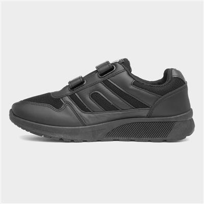 mens easy fasten trainers
