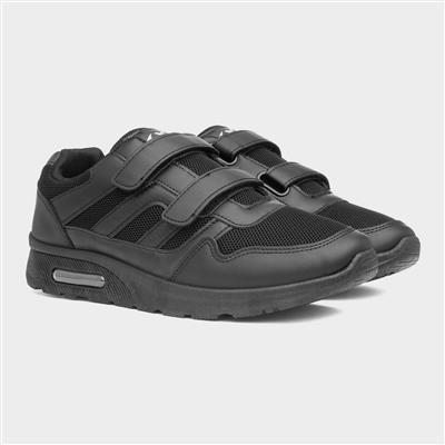 mens easy fasten trainers