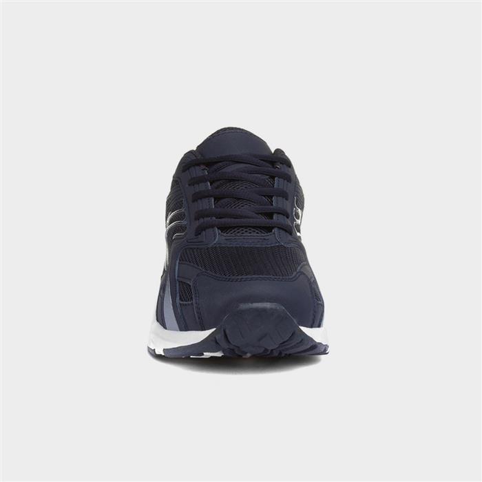 Men's Navy Lace Up Trainer