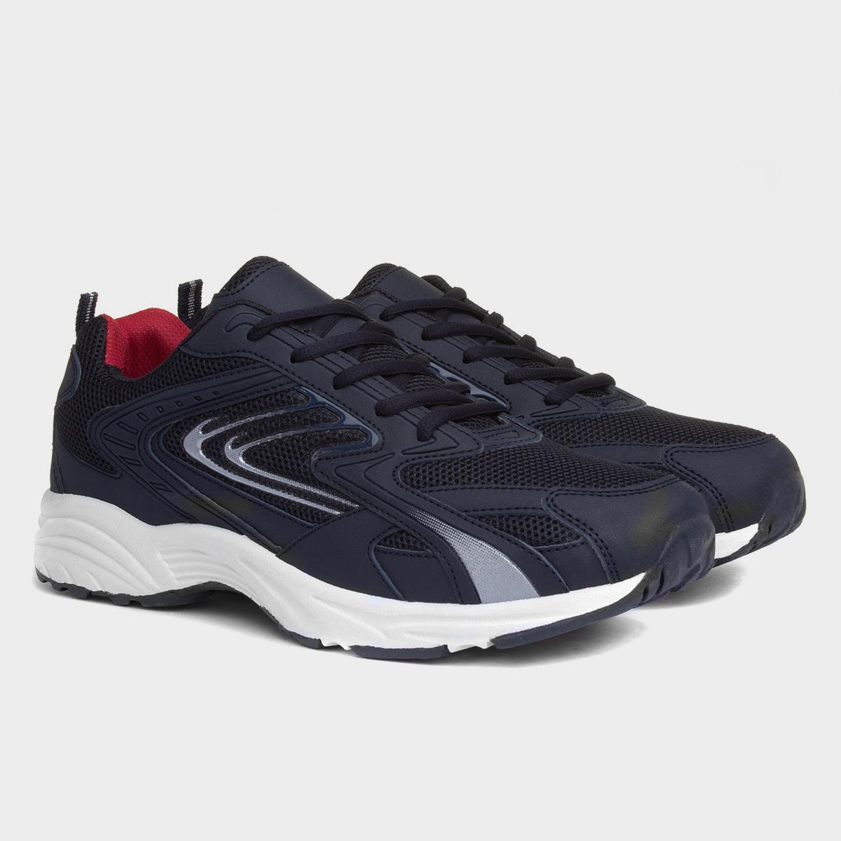 XL Men's Navy Lace Up Trainer-830166 | shoezone