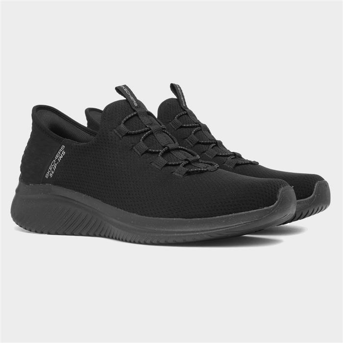 Slip Ins Ultra Flex Mens Black Trainer