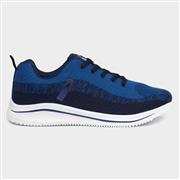 Osaga Neptune Mens Blue Lace Up Trainer (Click For Details)