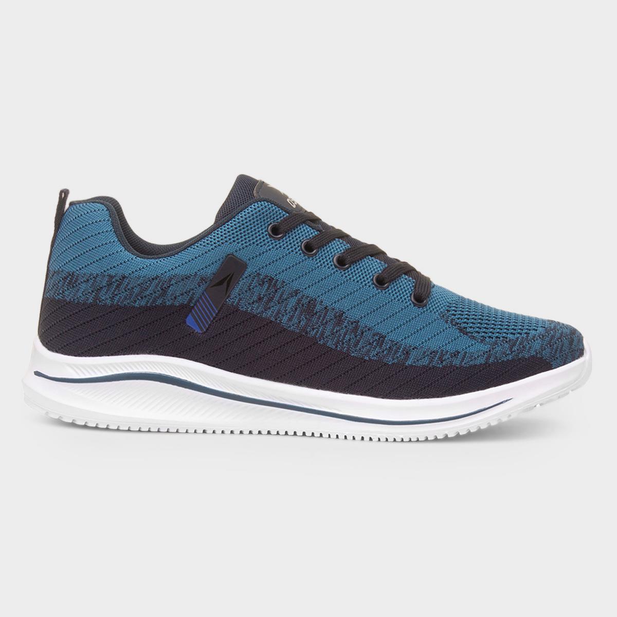 Neptune Mens Blue Lace Up Trainer