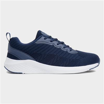 Satellite Mens Knitted Lace Up Trainer