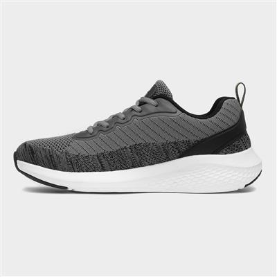 Satellite Mens Grey Lace Up Trainer