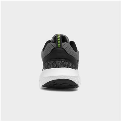 Satellite Mens Grey Lace Up Trainer