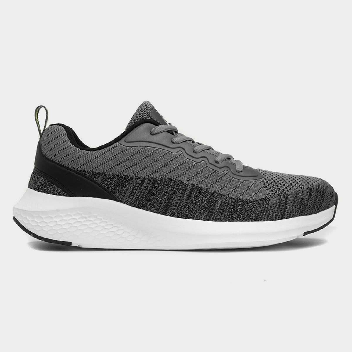 Satellite Mens Grey Lace Up Trainer