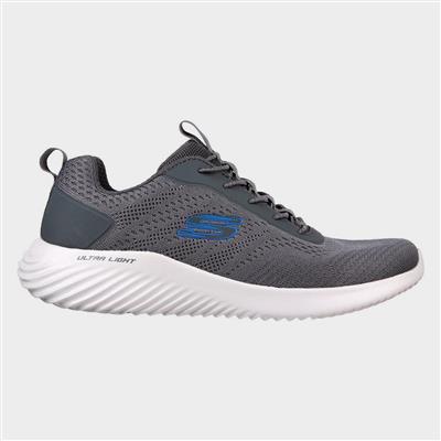 Bounder Intred Mens Grey Trainer