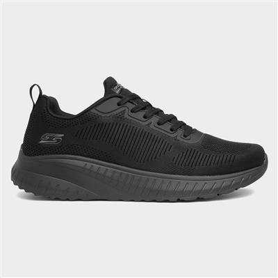 Skechers Bobs Squad Chaos Prism Mens Black Trainer-830271 | Shoe Zone