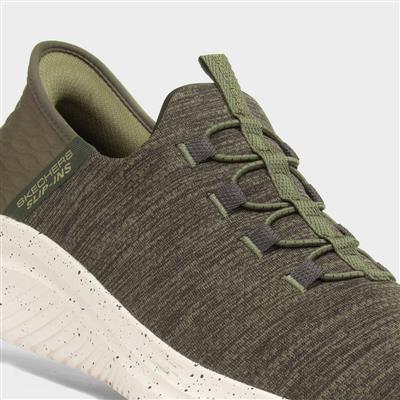 Slip Ins Ultra Flex Mens Green Trainer
