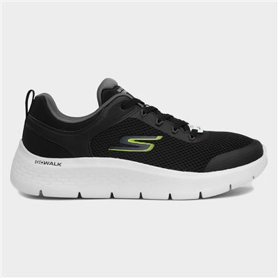 Skechers Go Walk Flex Mens Black Trainer-830283 | Shoe Zone
