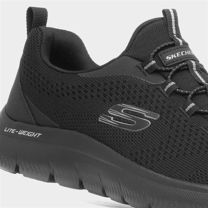 Summits Tallow Mens Black Slip On Trainer