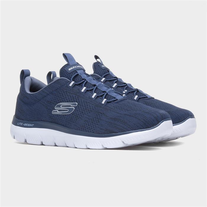 Summits Mens Navy Slip On Trainer