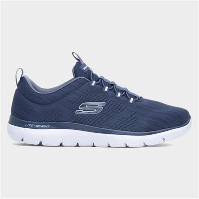 Summits Mens Navy Slip On Trainer