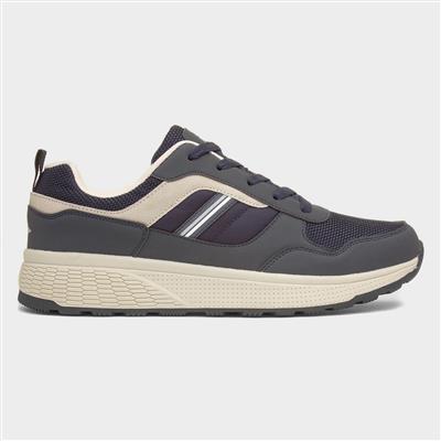 Atmosphere Mens Navy Lace Up Trainer