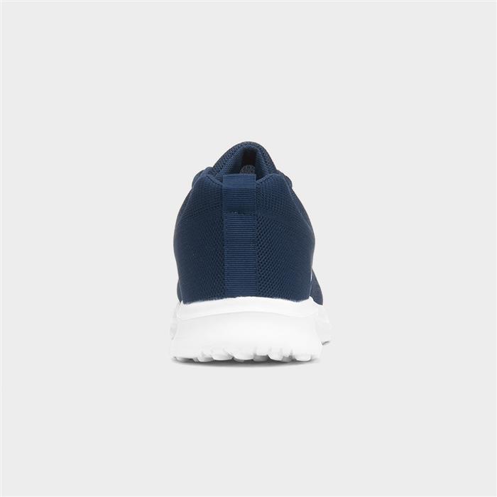 Men's Navy Mesh Lace Up Trainer