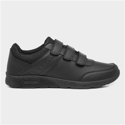 Ribble Mens Black Touch Fasten Sports Casual
