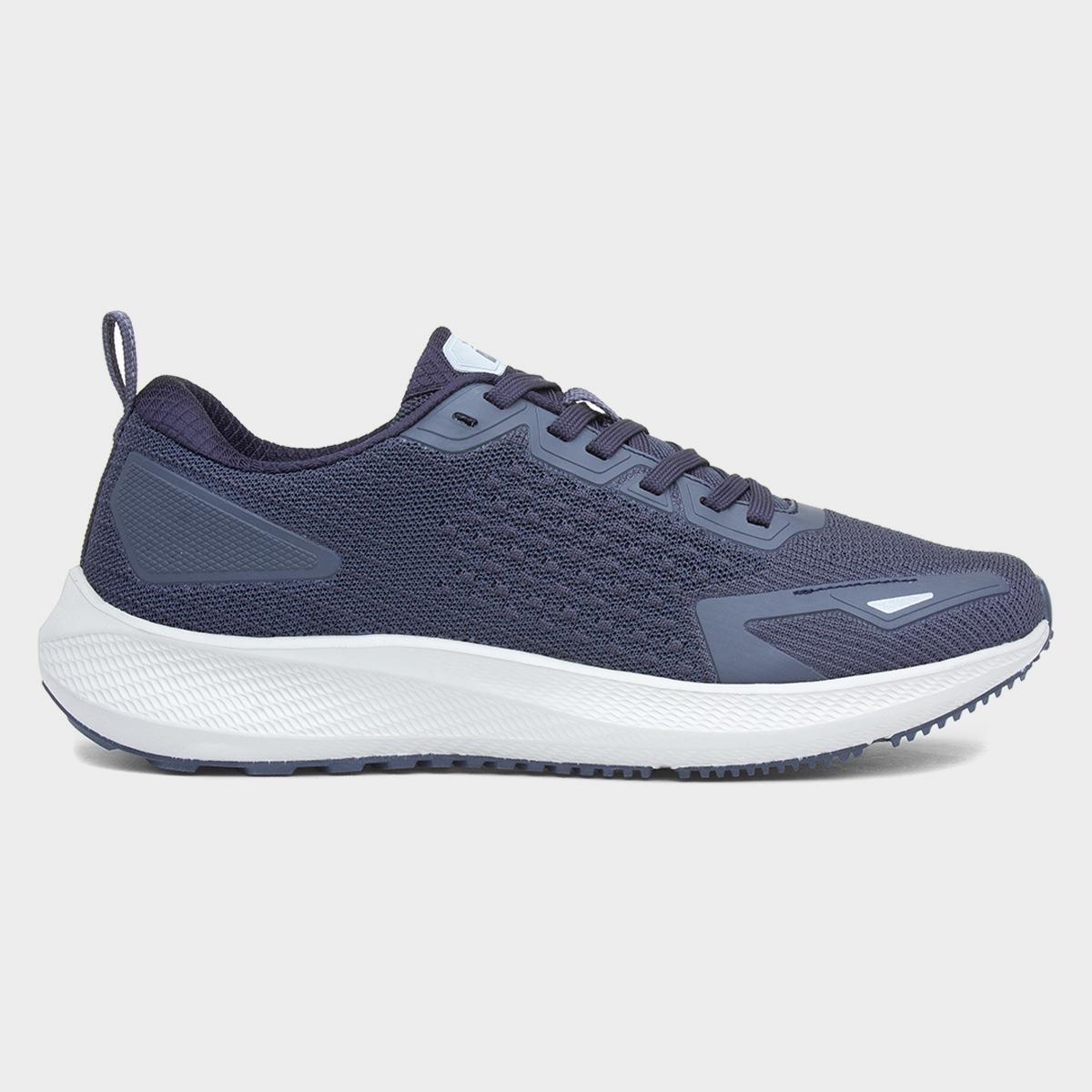 Apollo Mens Navy Lace Up Trainer