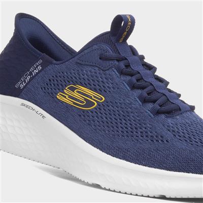 Slip Ins Primebase Mens Navy Trainer