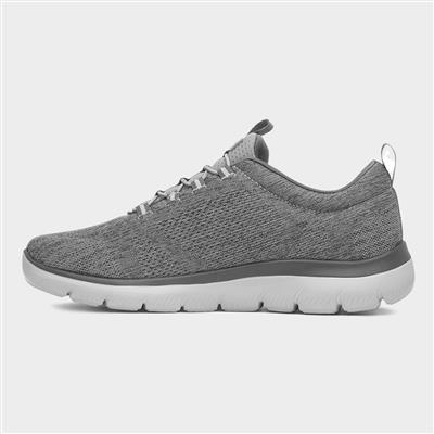 Summits Mens Charcoal Slip On Trainer