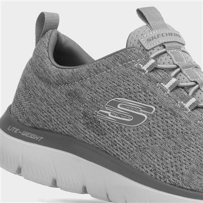 Summits Mens Charcoal Slip On Trainer