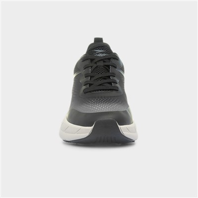 Eclipse Mens Black Lace Up Trainers
