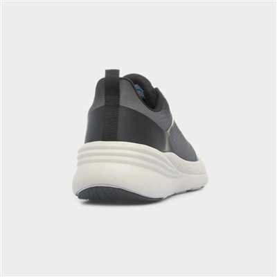 Eclipse Mens Black Lace Up Trainers