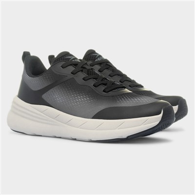 Eclipse Mens Black Lace Up Trainers