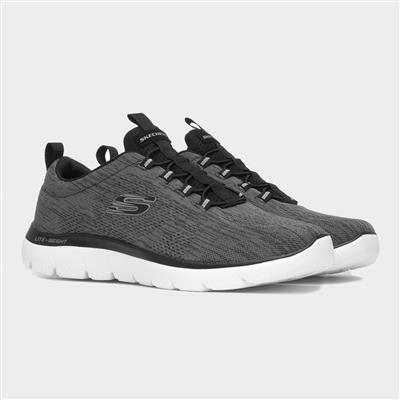 Summits Mens Grey Slip On Trainer