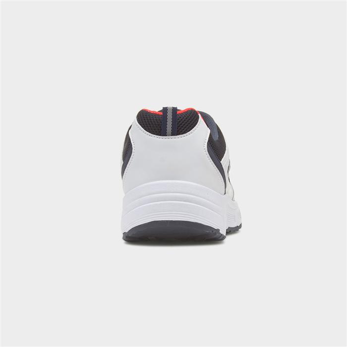 Men's White Lace Up Trainers