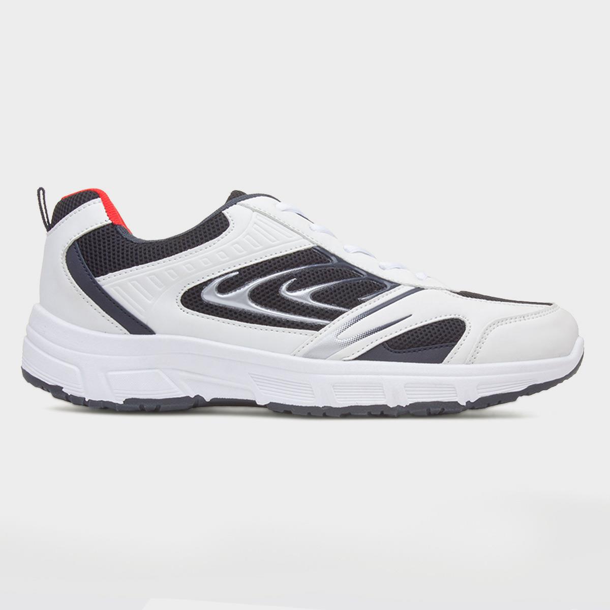 Men's White Lace Up Trainers