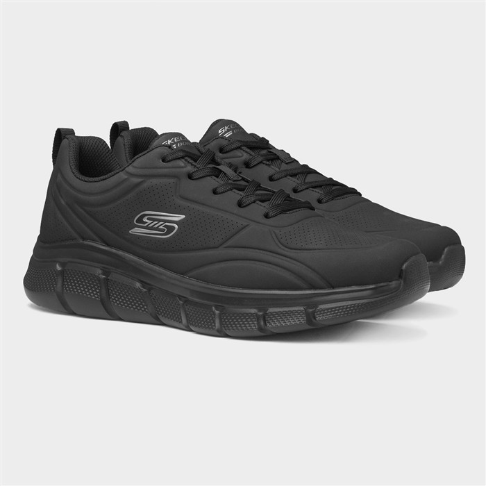 Bobs B Flex Mens Black Trainer