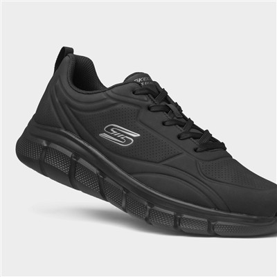 Bobs B Flex Mens Black Trainer