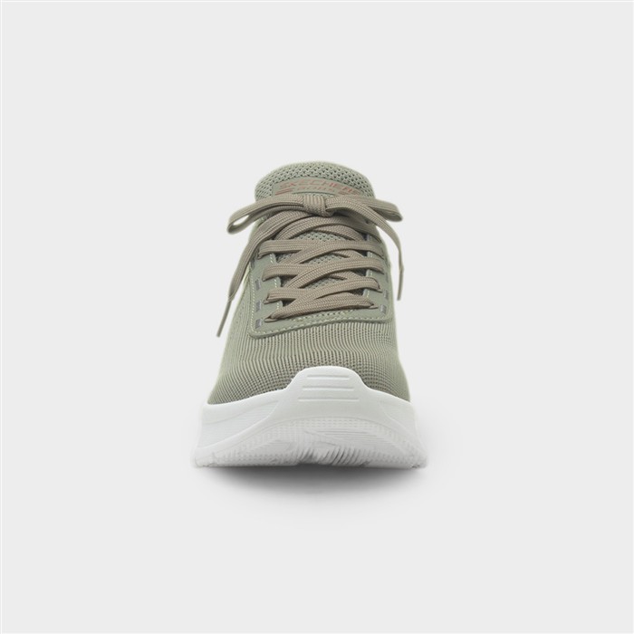 Slip Ins Bobs Mens Olive Vegan Trainer