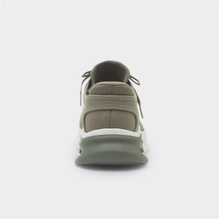 Slip Ins Bobs Mens Olive Vegan Trainer